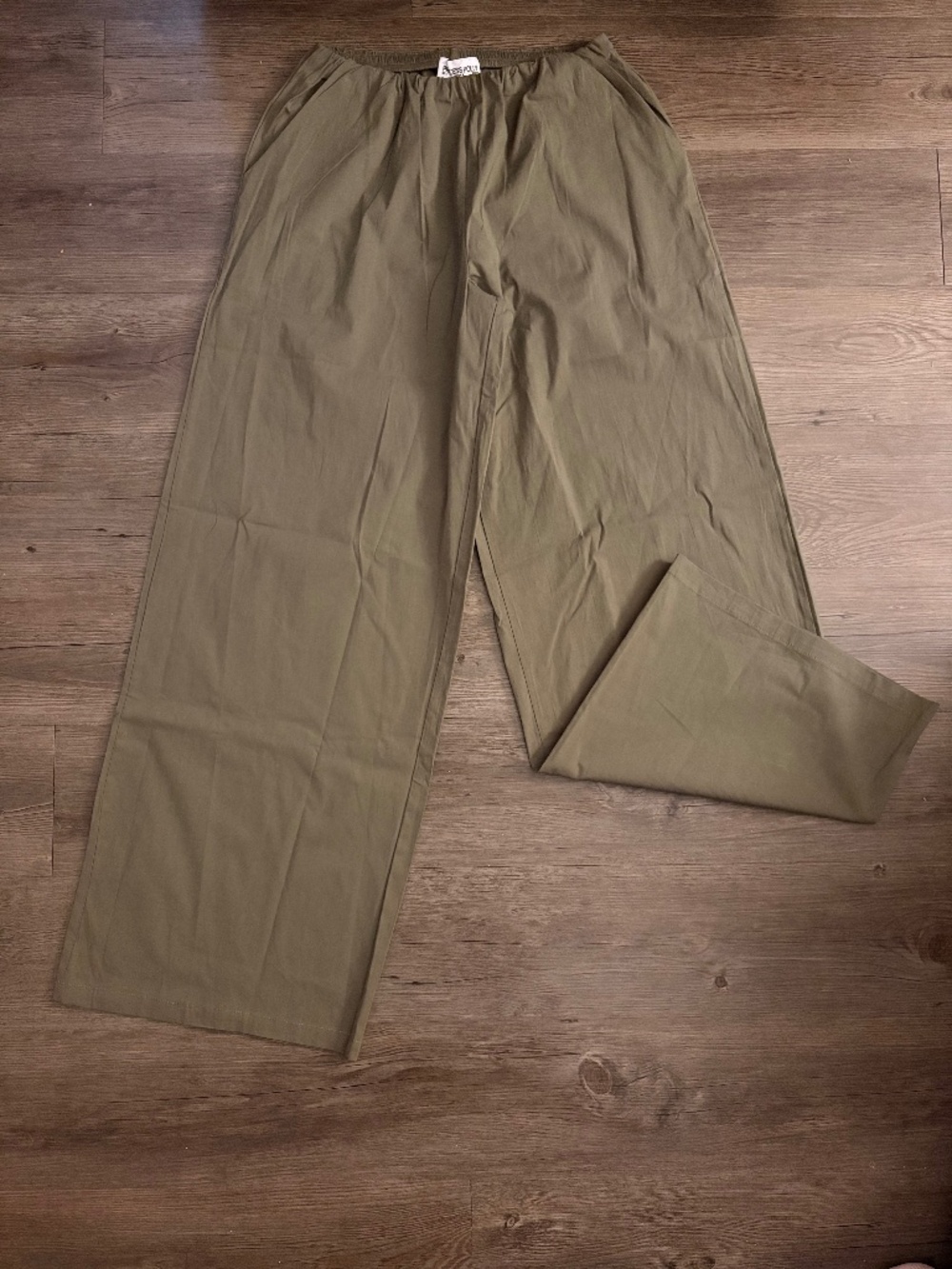 Princess Polly Wide Leg Pants in Olive